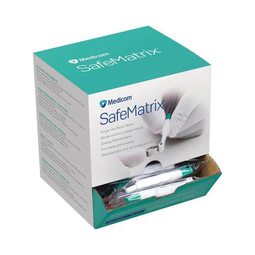 Medicom 30050 SafeMatrix Dental Matrix Bands 4.5mm Narrow Green 50/Bx Medicom 30050 SafeMatrix Dental Matrix Bands 4.5mm Narrow Green 50/Bx